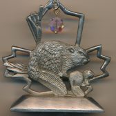 Beaver in Maple Leaf